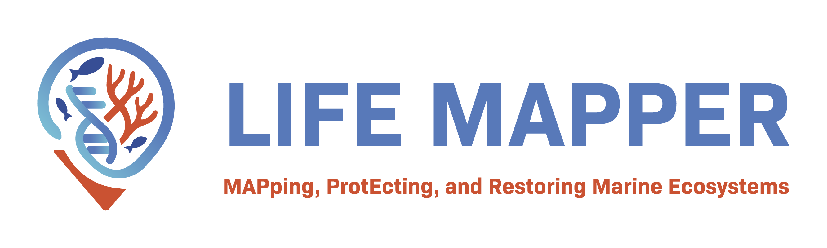 Life Mapper logo, colour